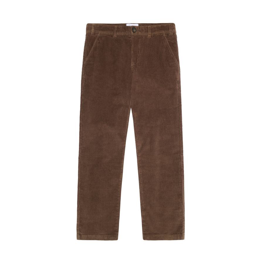 Knowledge Cotton • Chuck Chino Pants • Brown Corduroy