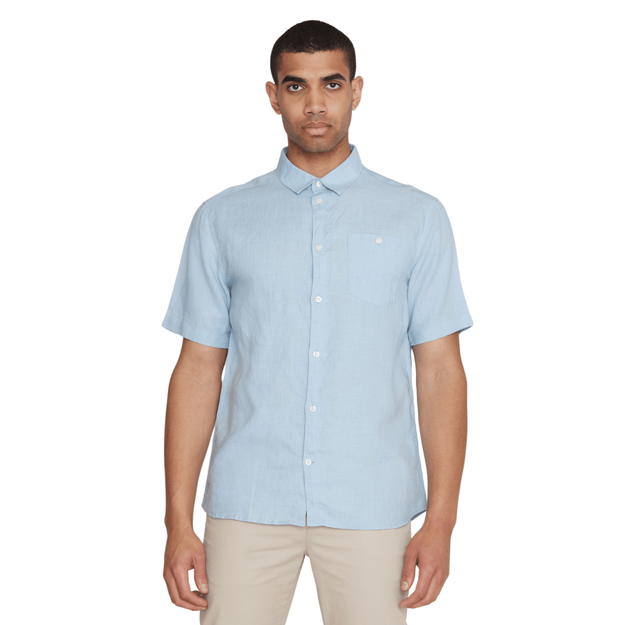 Knowledge Cotton • Linen Shirt • Asley Blue