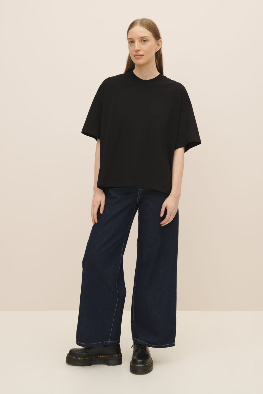 Kowtow • Oversized Boxy Tee • Black