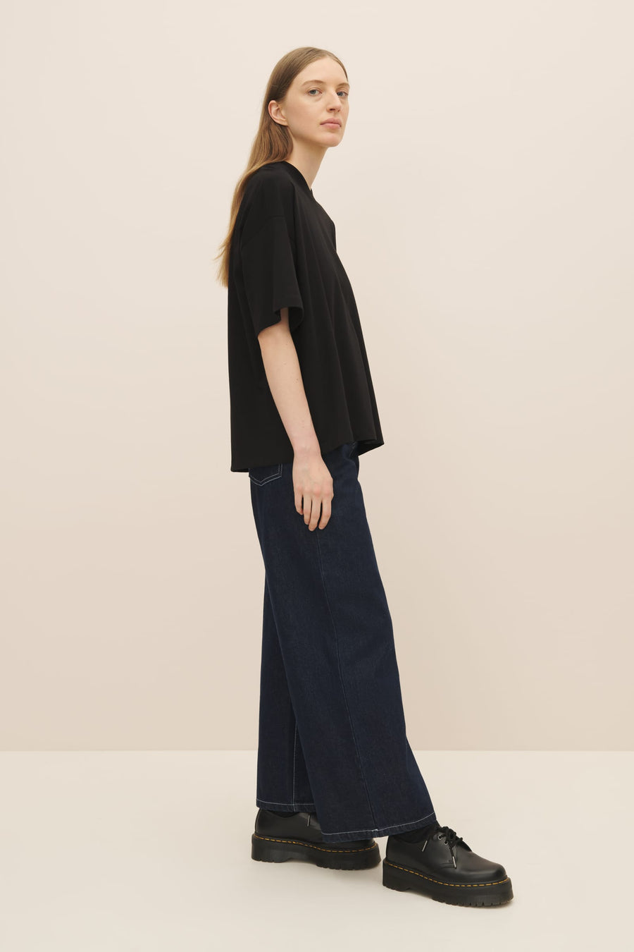 Kowtow • Oversized Boxy Tee • Black