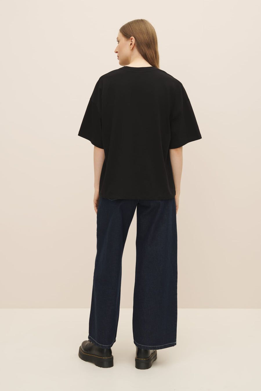 Kowtow • Oversized Boxy Tee • Black