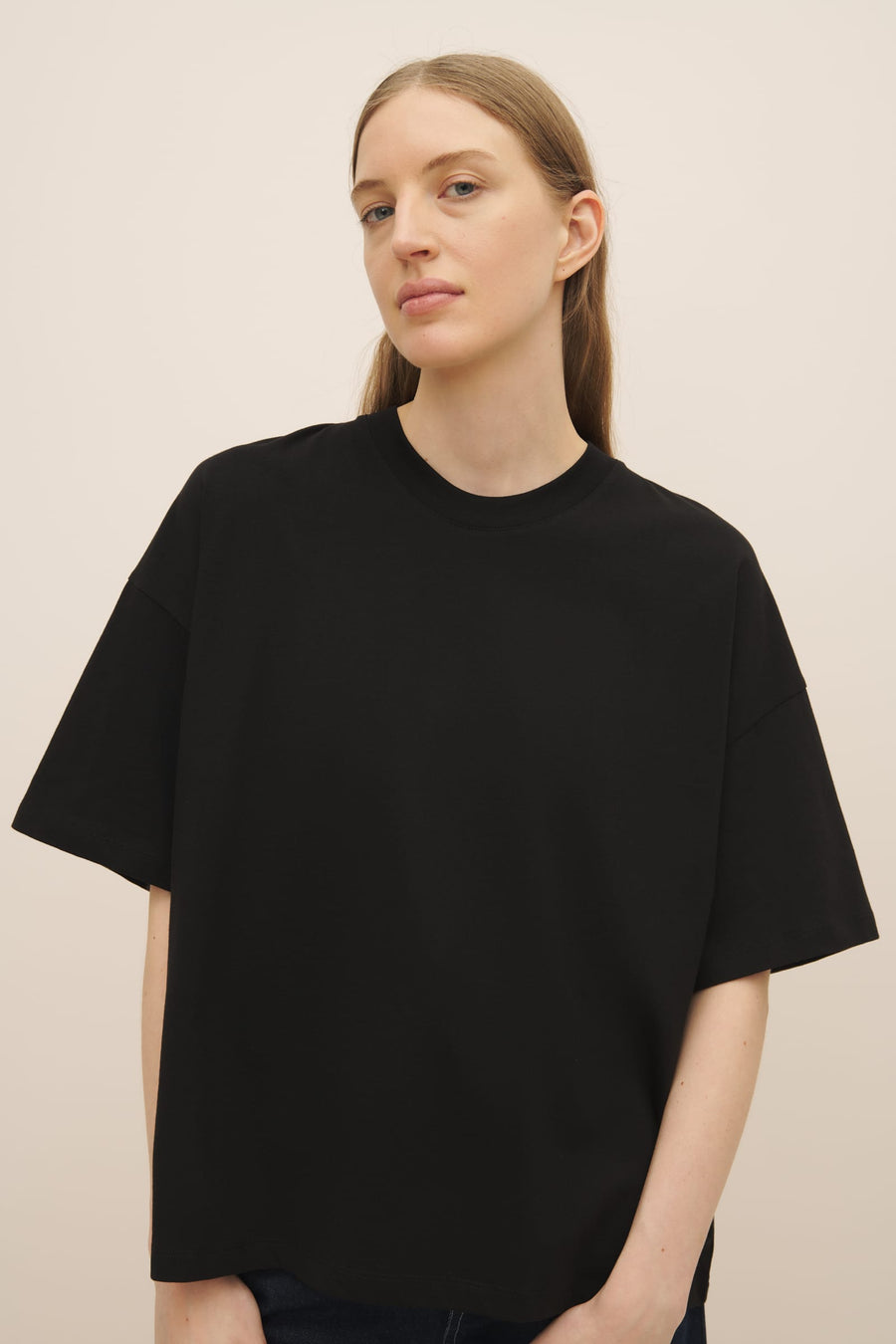 Kowtow • Oversized Boxy Tee • Black