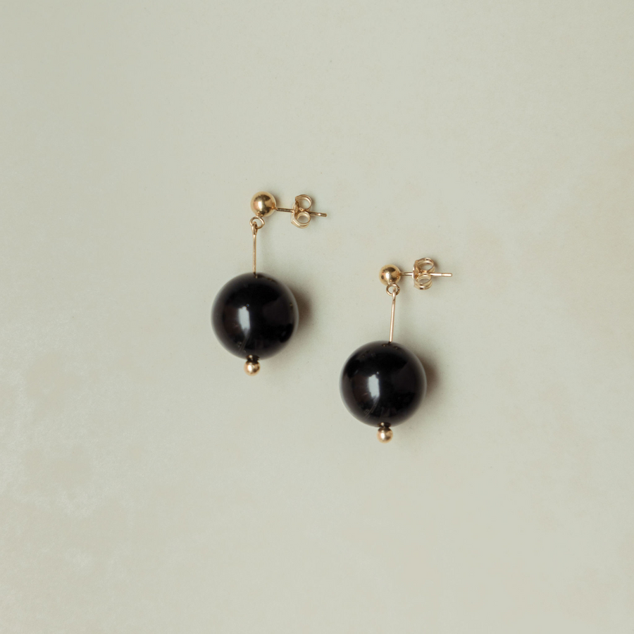 Labro • Ventiquattro Earrings • Onyx