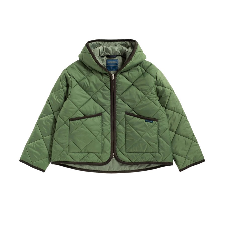 Lavenham • Craydon Big Quilt Jacket • Green Sward