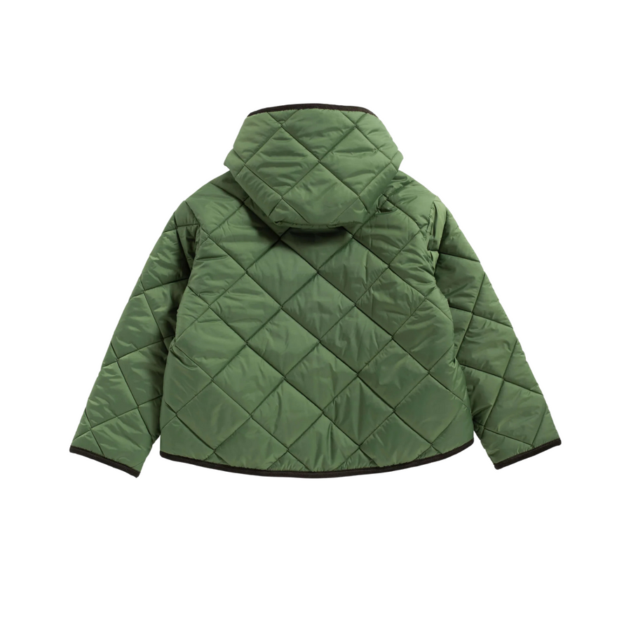 Lavenham • Craydon Big Quilt Jacket • Green Sward