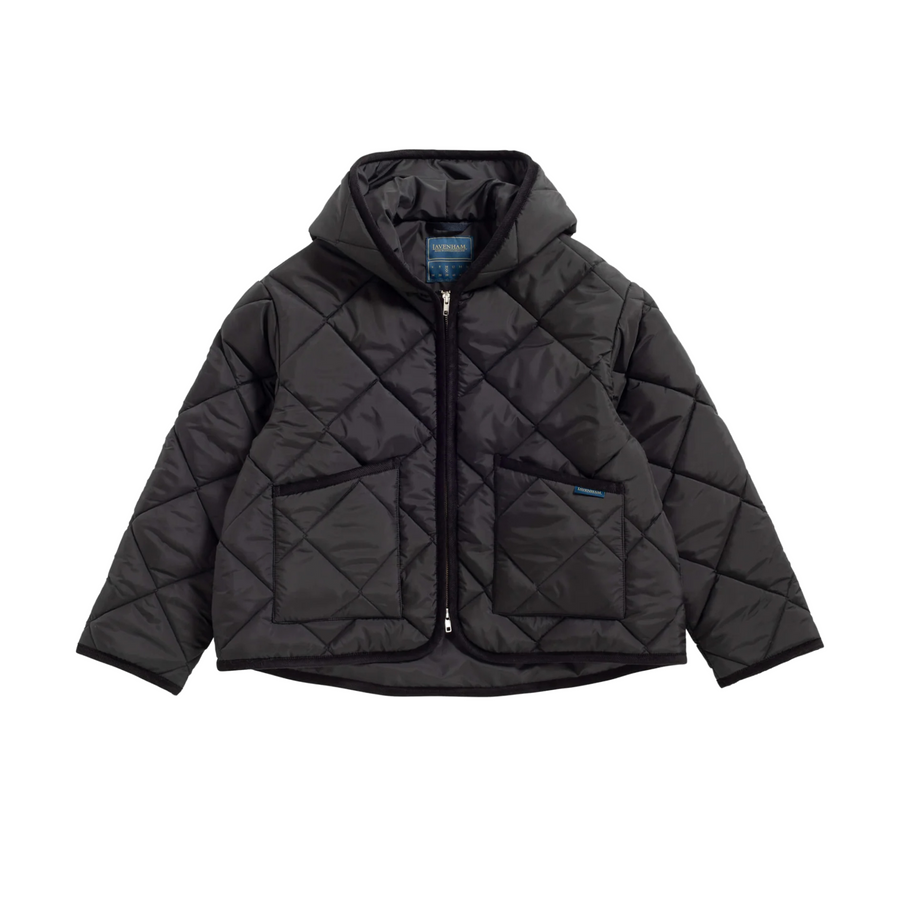 Lavenham • Craydon Big Quilt Jacket • Pure Black