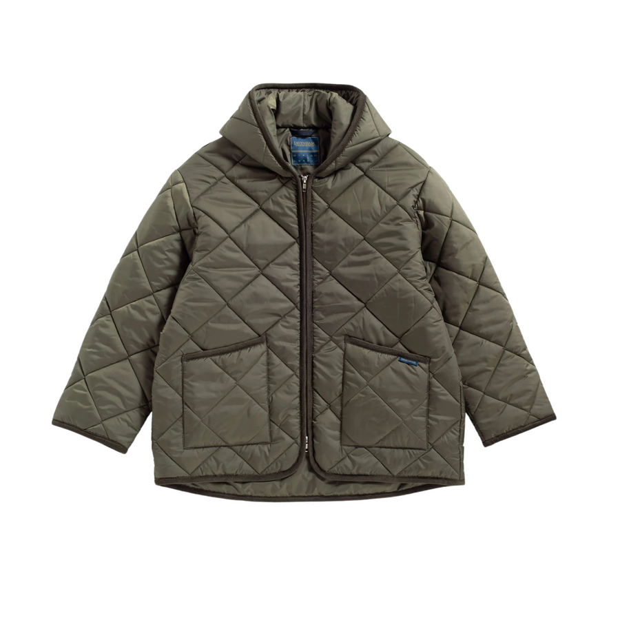 Lavenham • Craydon Big Quilt Jacket • Olive Green