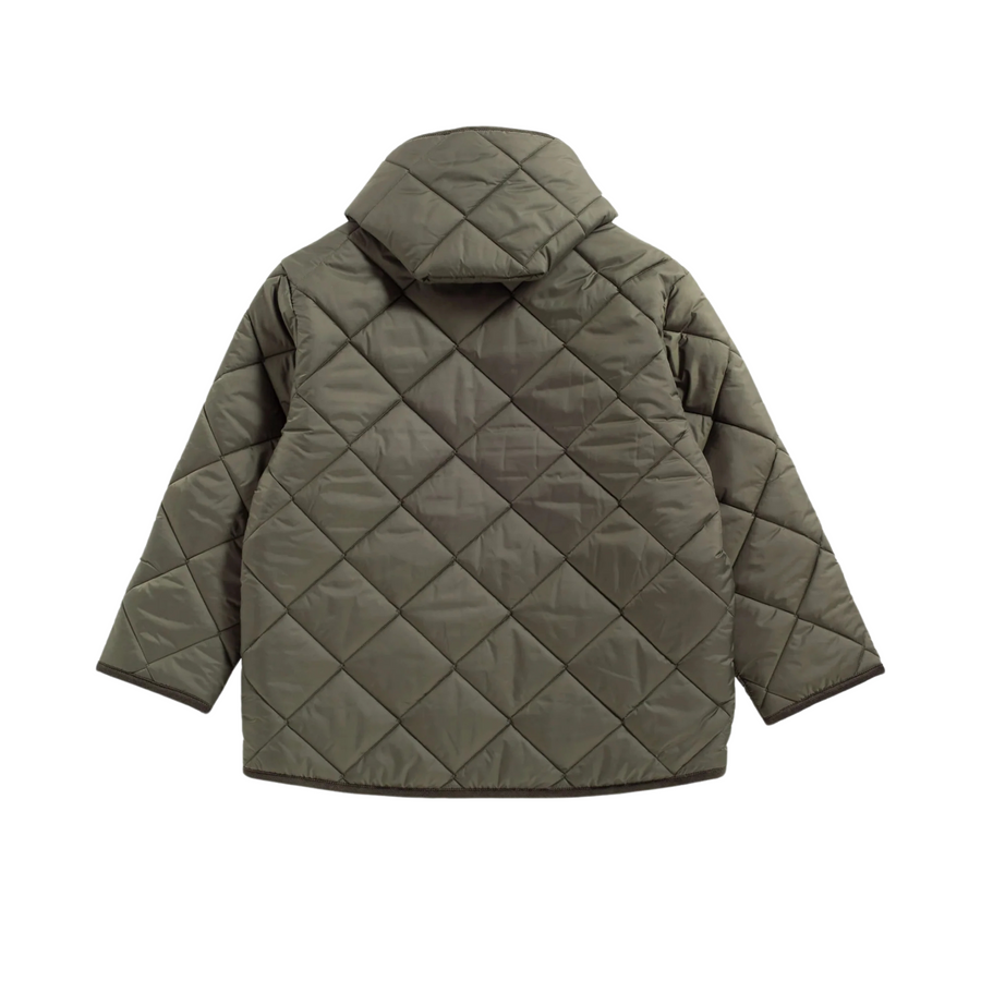 Lavenham • Craydon Big Quilt Jacket • Olive Green