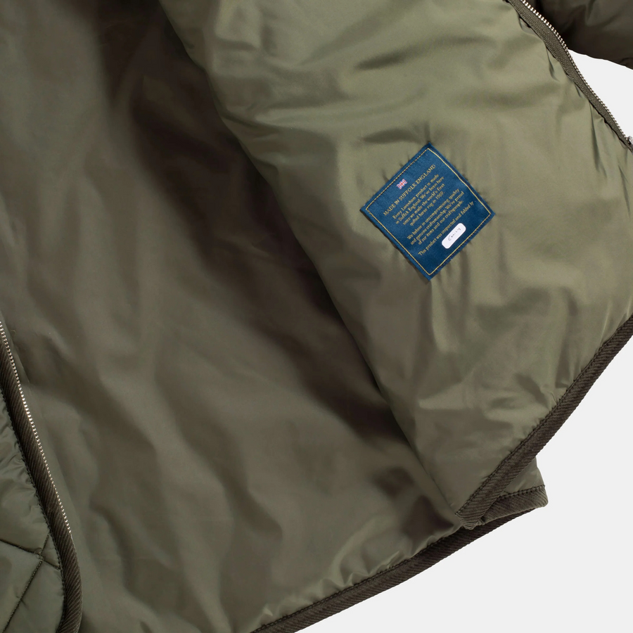 Lavenham • Craydon Big Quilt Jacket • Olive Green