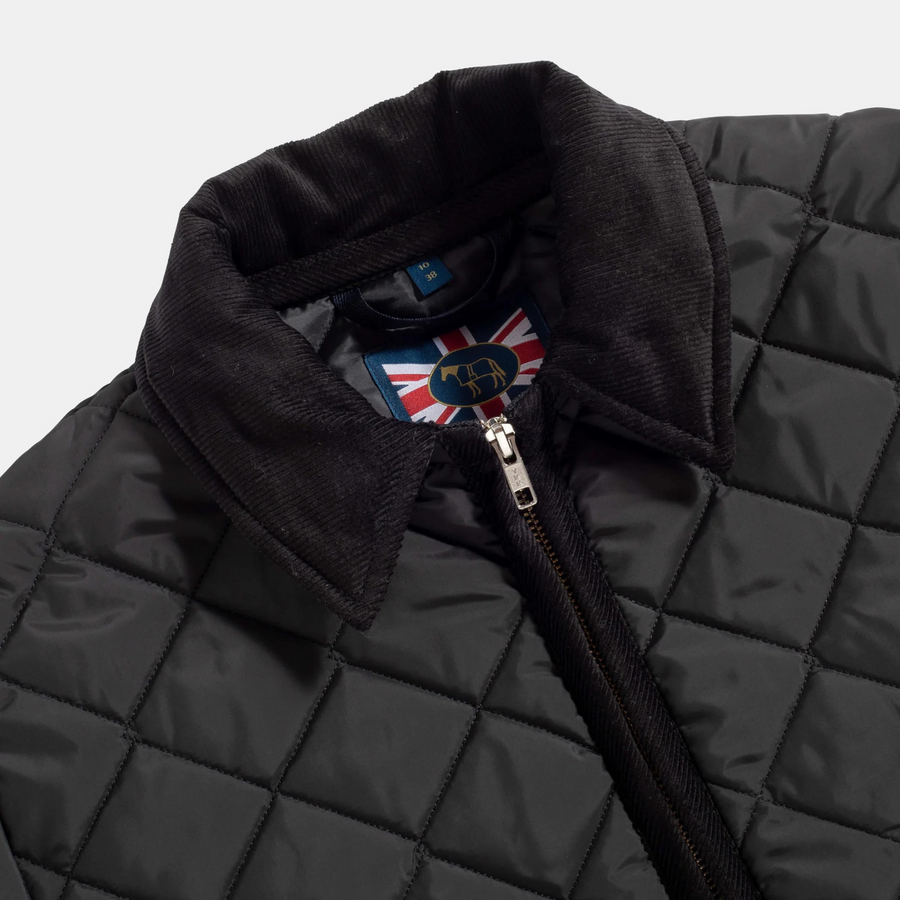 Lavenham • Teynam Quilt Jacket • Black