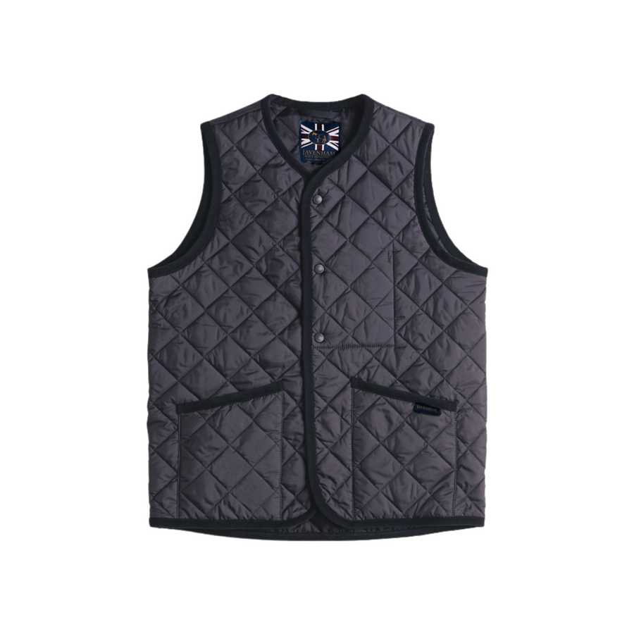 Lavenham • Thornam Quilt Gilet • Navy