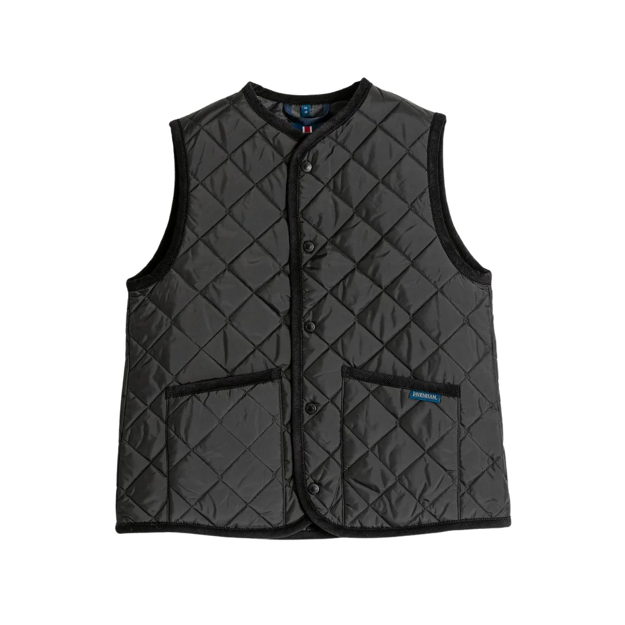 Lavenham • Thornham Cocoon Gilet • Sable Black