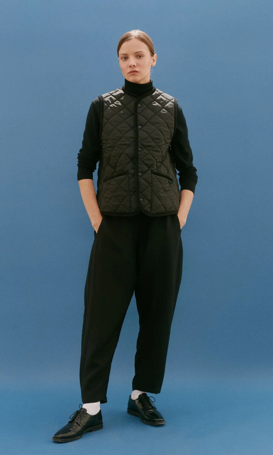 Lavenham • Thornham Cocoon Gilet • Sable Black