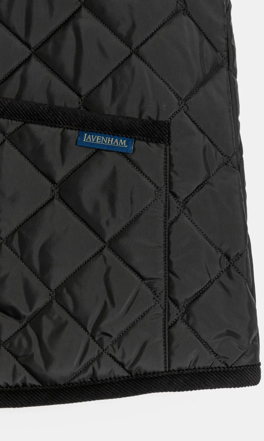 Lavenham • Thornham Cocoon Gilet • Sable Black