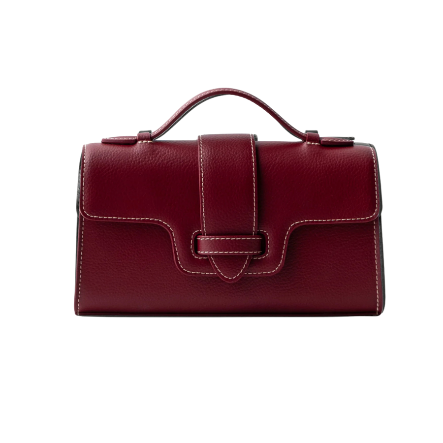 Loué Studio • Mano Pochette Bag • Dark Cherry