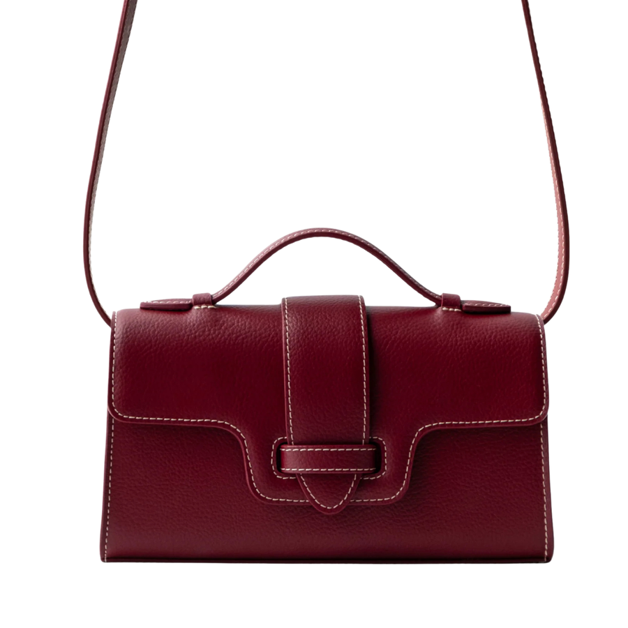 Loué Studio • Mano Pochette Bag • Dark Cherry