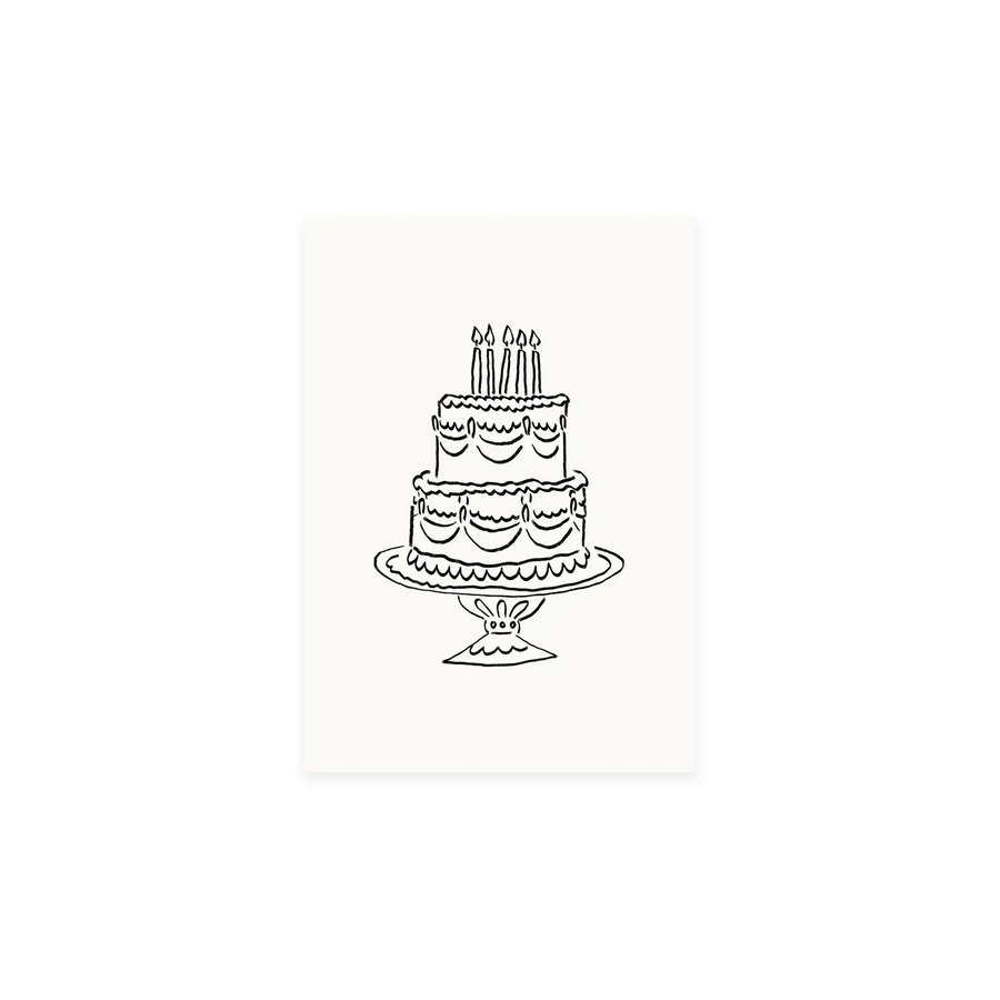 Melt Atelier • Cake • Postcard