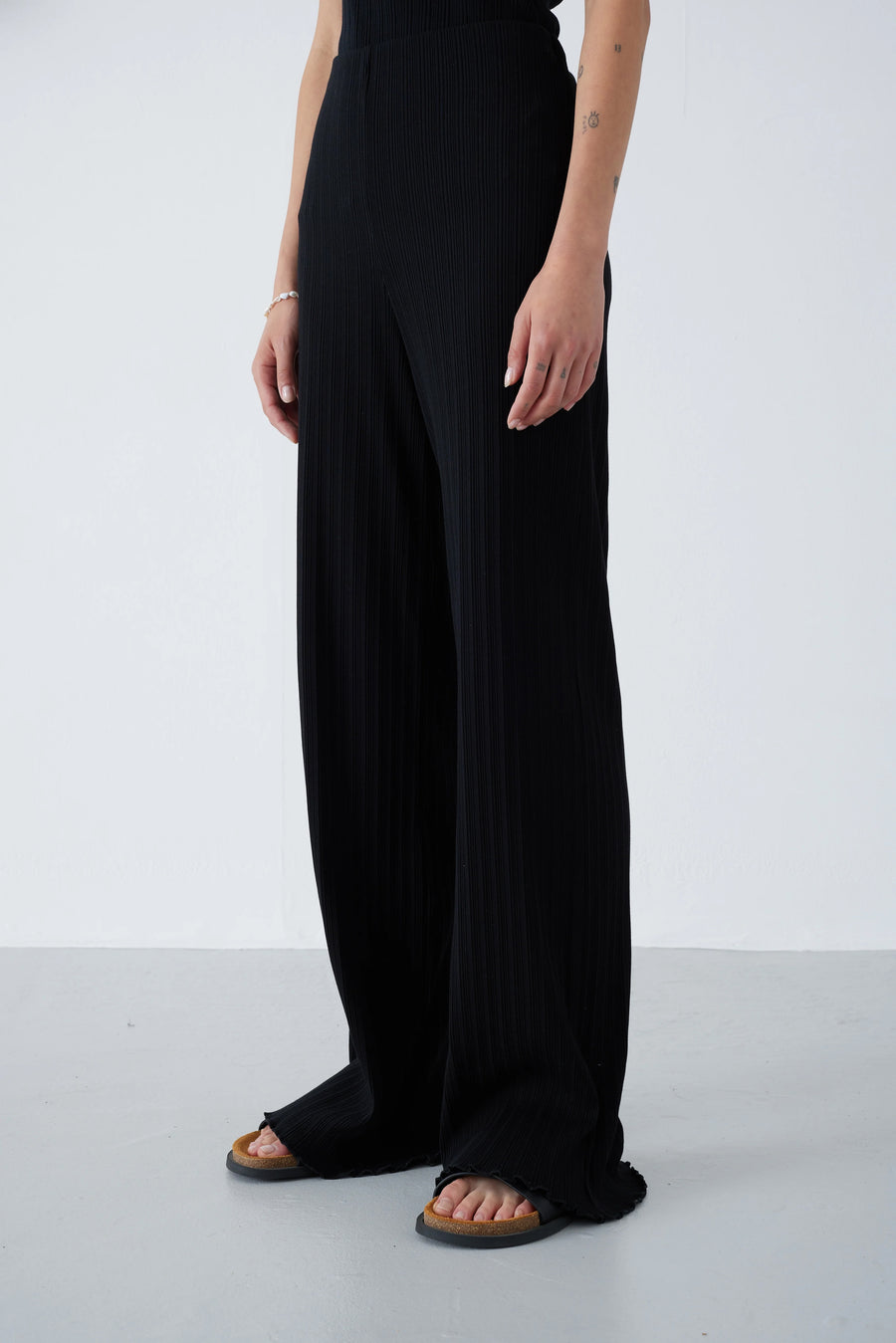 Mother of Pearl • Koa Ribbed Trousers • Black