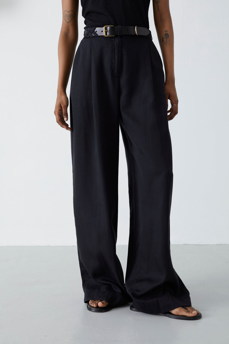 Mother of Pearl • Michiko Trousers • Washed Black Denim