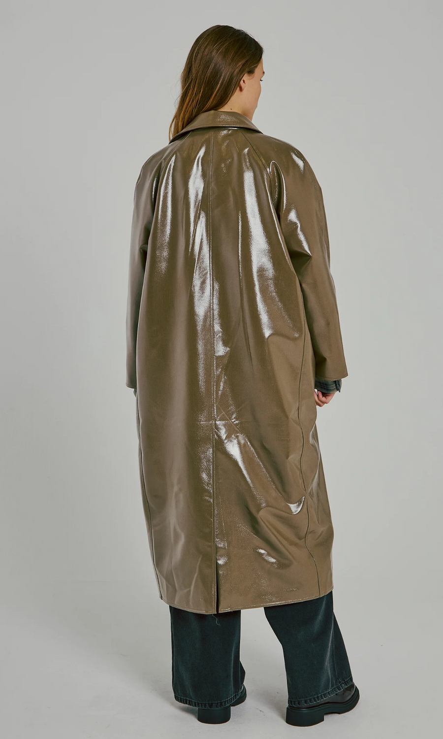Norr • Dicte Trench Coat • Olive