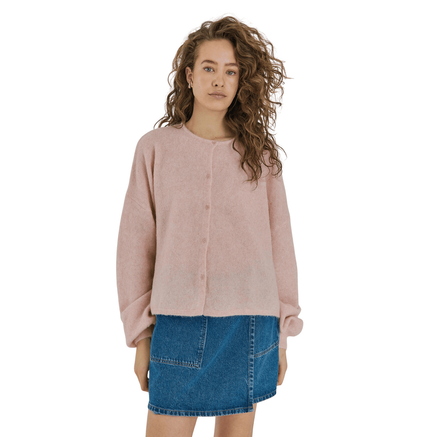Norr • Halli Cardigan • Light Pink