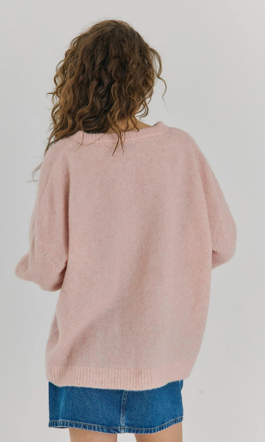 Norr • Halli Knit Top • Light Pink