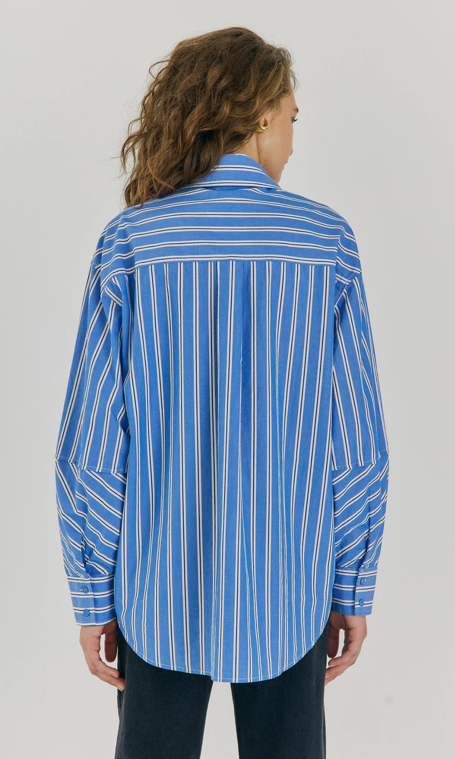 Norr • Nicci Striped Shirt • Off-White Striped