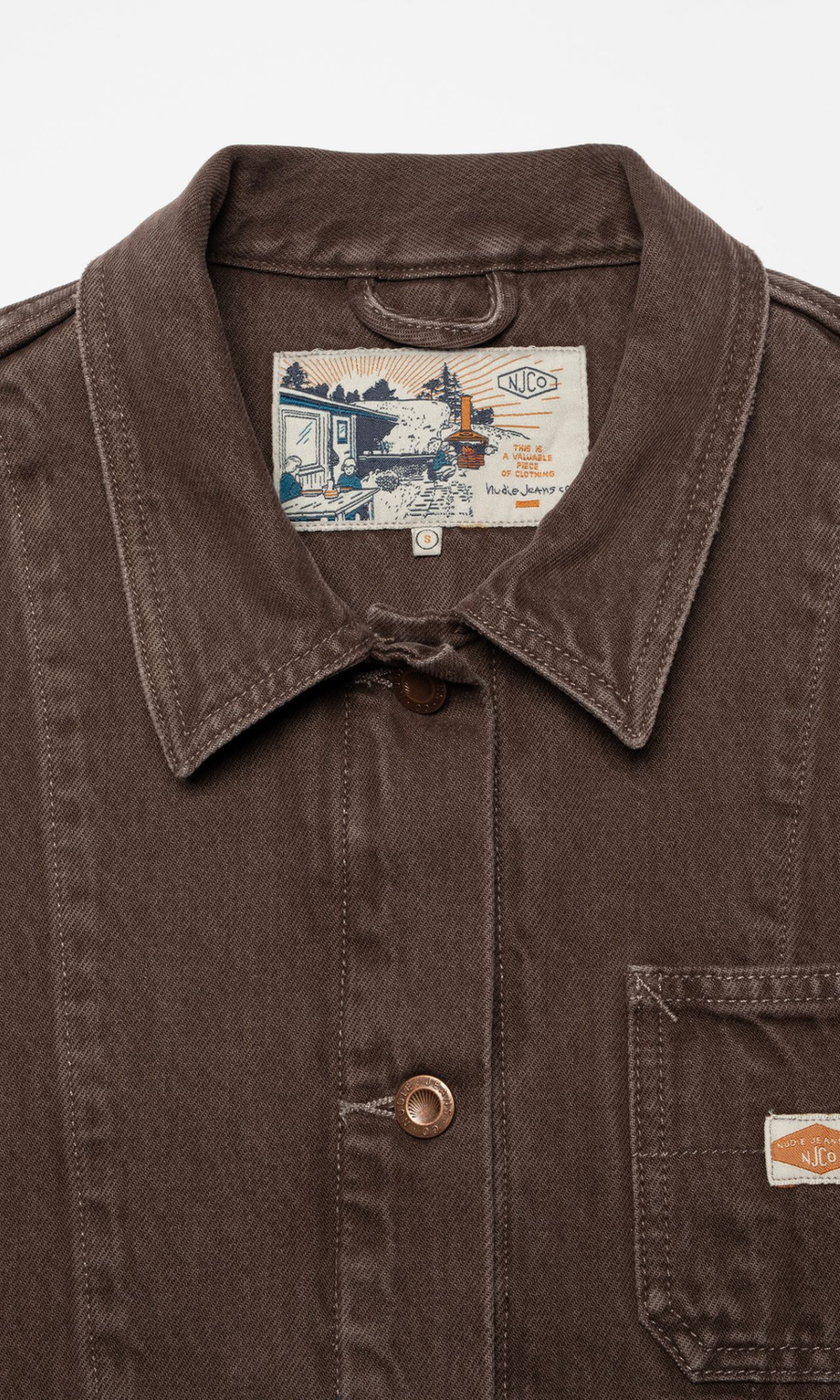 Nudie Jeans • Ada Workwear Jacket • Espresso Brown