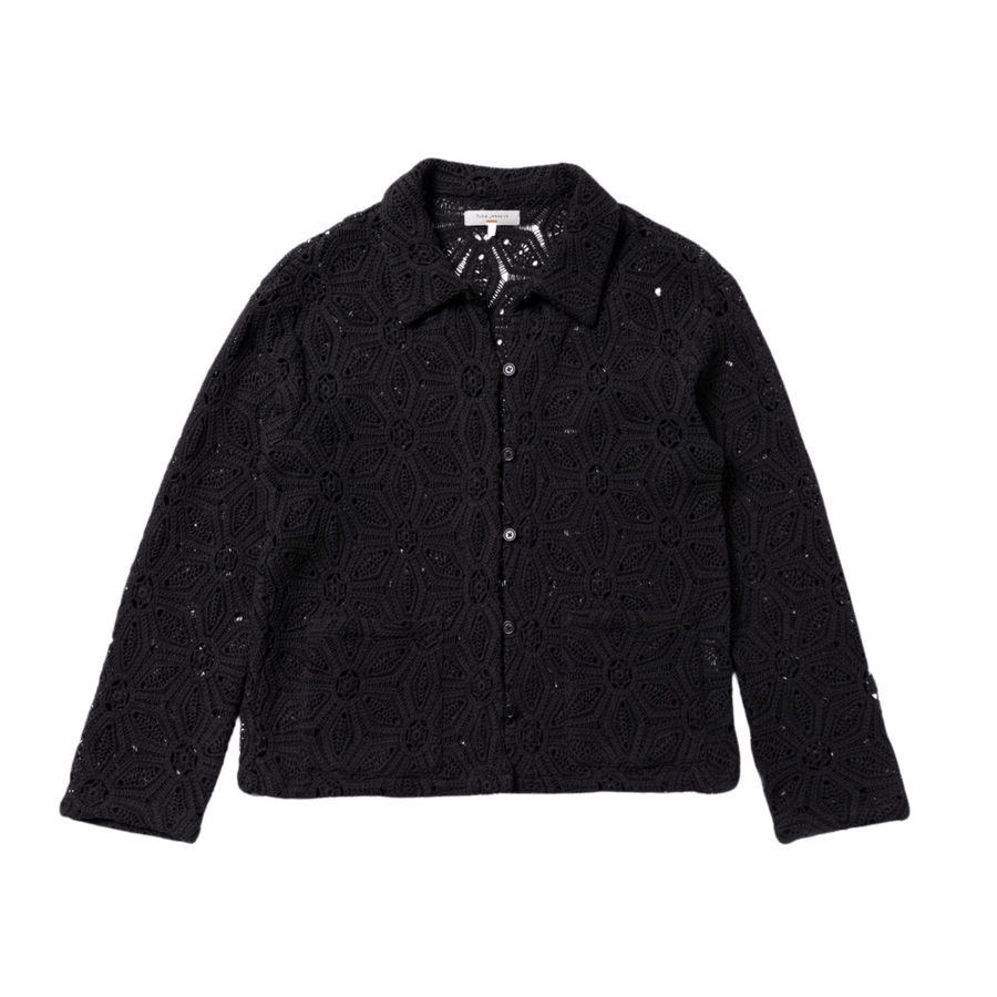 Nudie Jeans • Anita Crochet Cardigan • Black