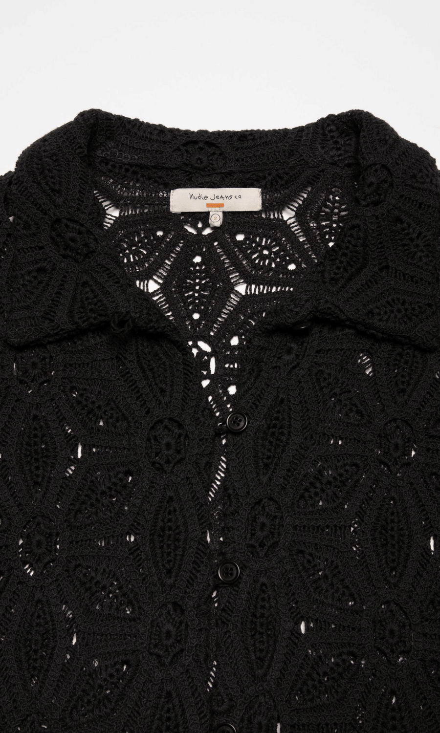Nudie Jeans • Anita Crochet Cardigan • Black