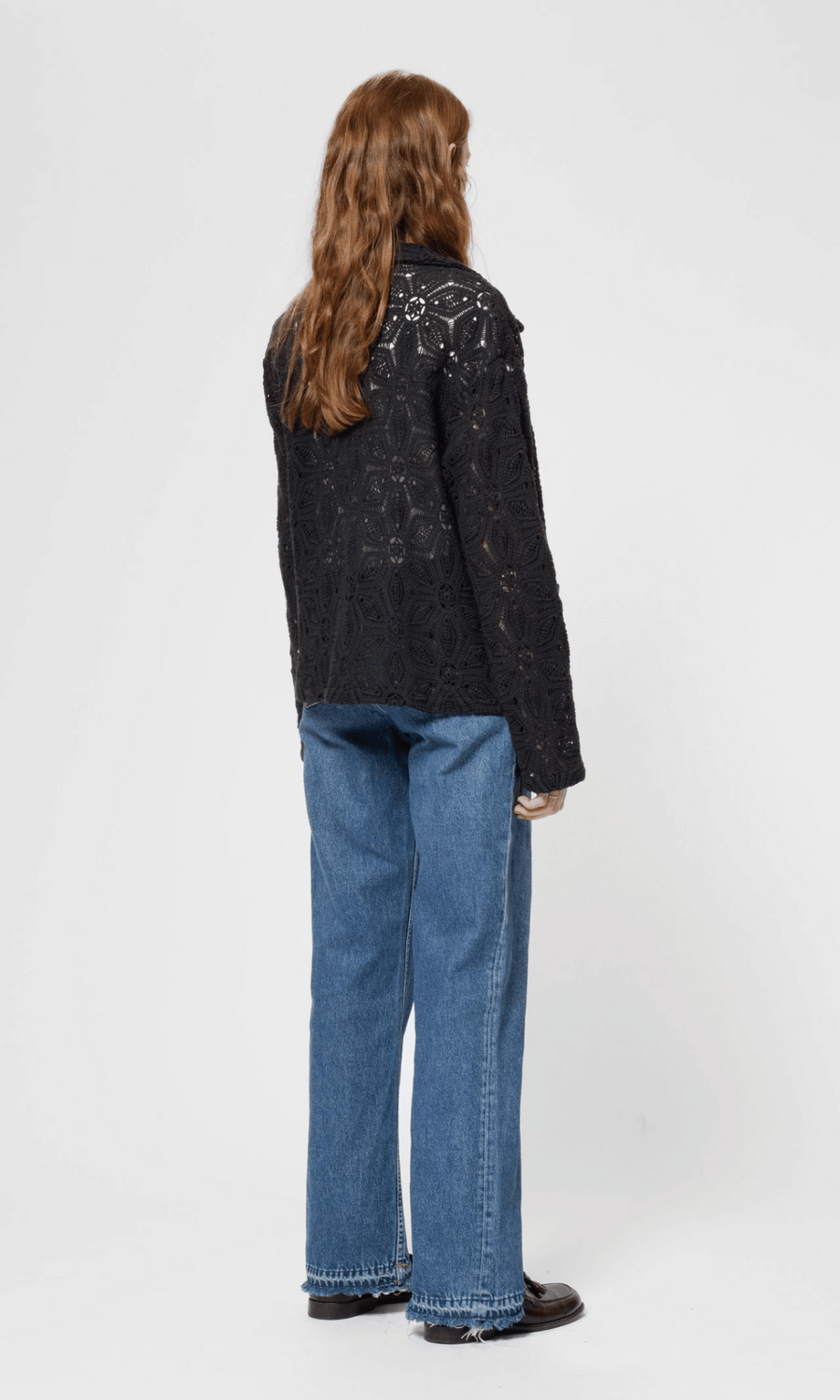 Nudie Jeans • Anita Crochet Cardigan • Black