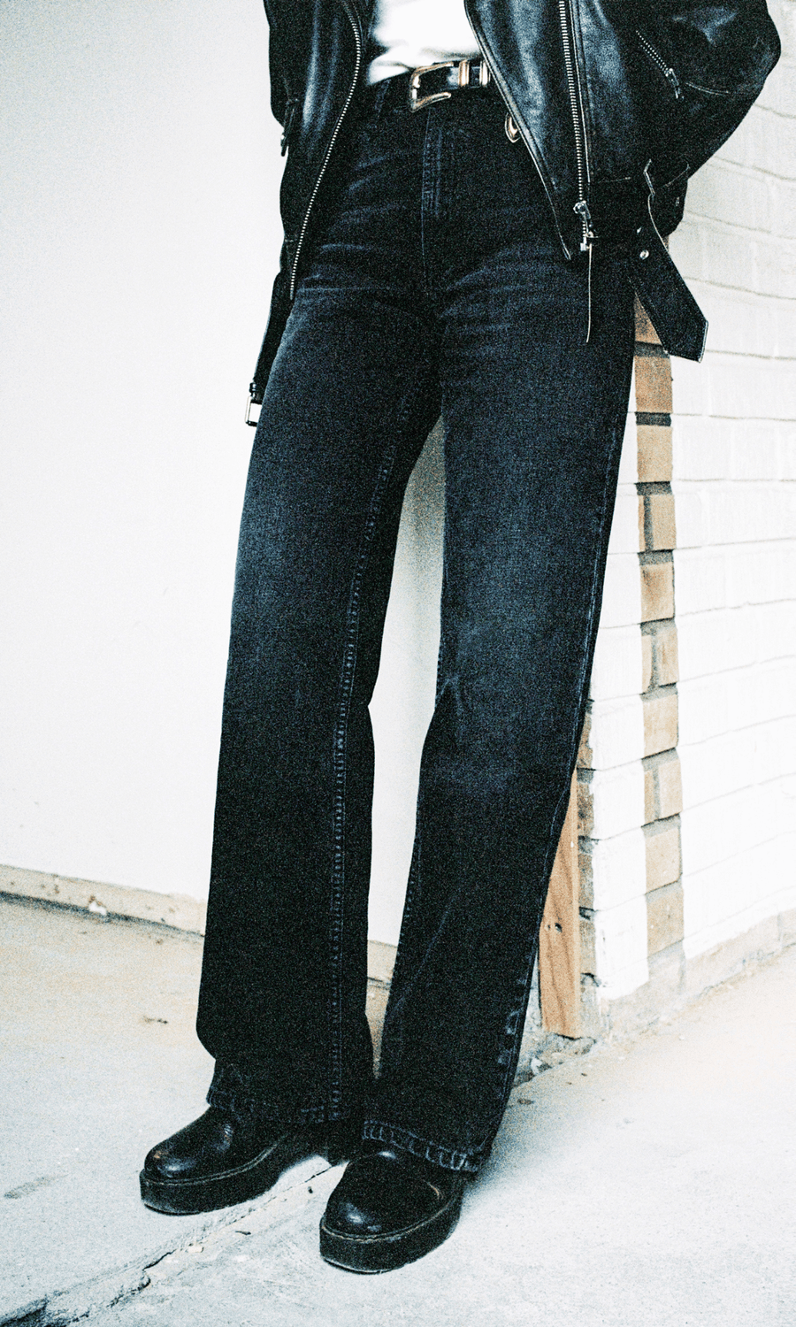 Nudie Jeans • Clean Eileen Jeans • Black Crosshatch