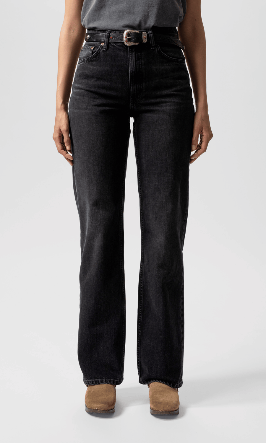 Nudie Jeans • Clean Eileen Jeans • Black Crosshatch