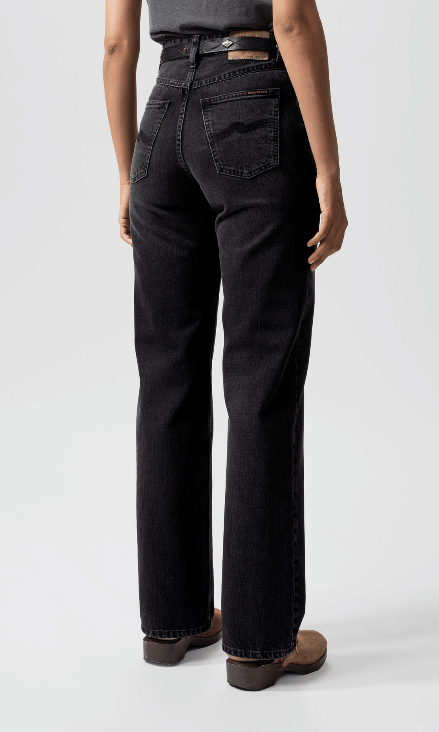 Nudie Jeans • Clean Eileen Jeans • Black Crosshatch