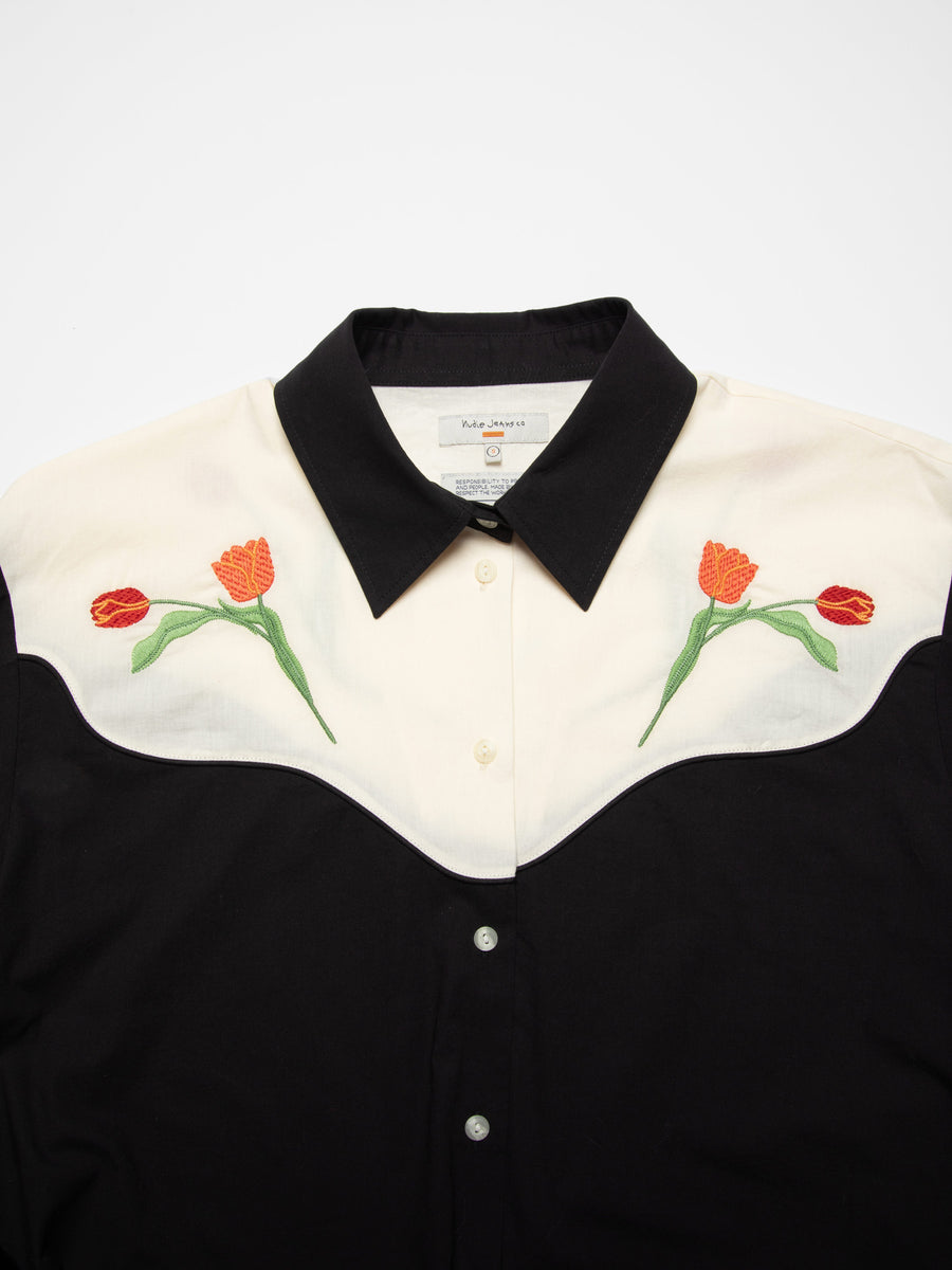 Nudie Jeans • Daisy Western Shirt • Black