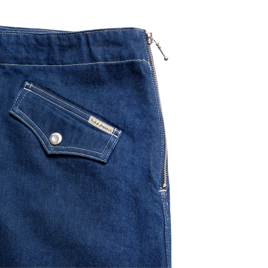 Nudie Jeans • Elvy Western Denim Skirt • Blue