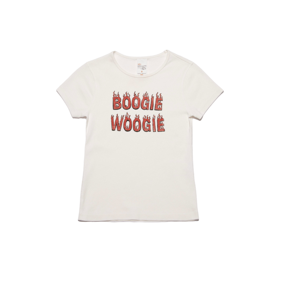 Nudie Jeans • Eve Boogie Woogie T-Shirt • Off-White