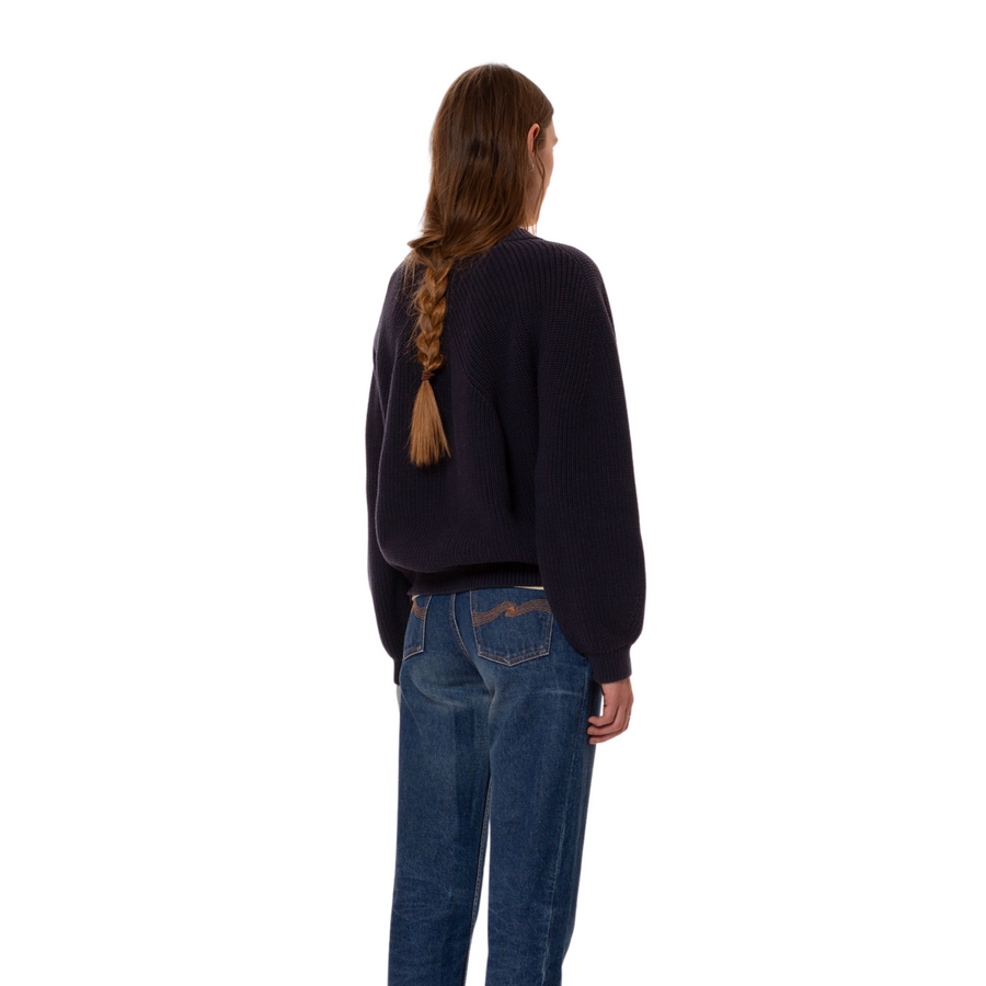 Nudie Jeans • Fia Ribbed Sweater • Navy