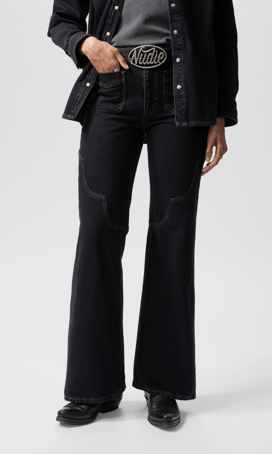 Nudie Jeans • Holly Flare Pants • Western Cut