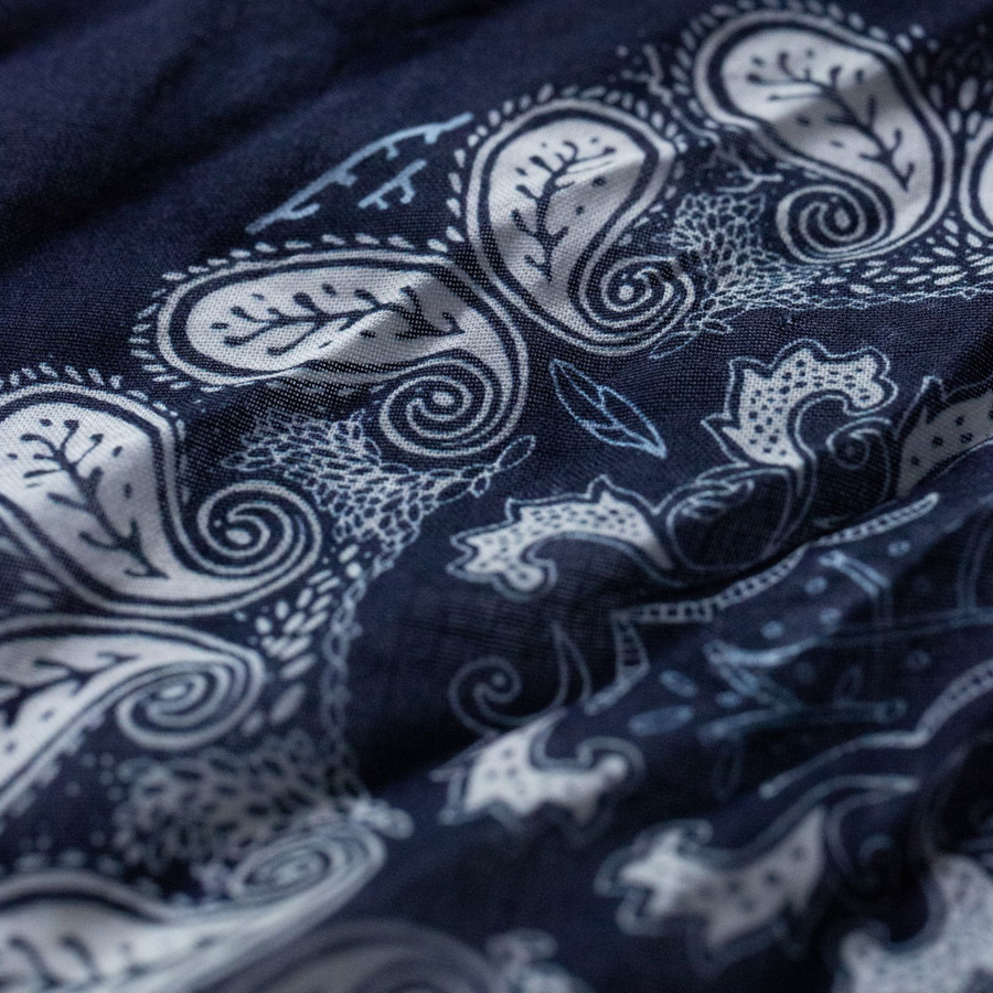 Nudie Jeans • Ingrid Bandana • Navy Paisley