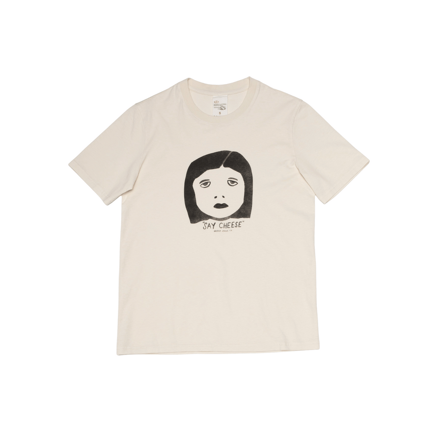 Nudie Jeans • Joni Say Cheese T-Shirt • Ecru
