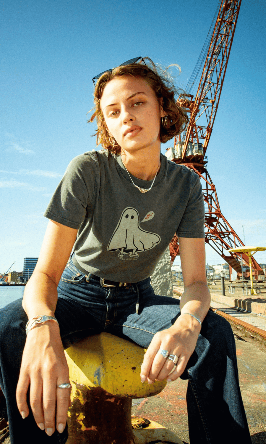 Nudie Jeans • Joni T-Shirt • Pale Ghost