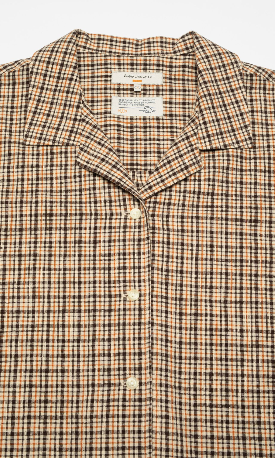 Nudie Jeans • Juni Checked Shirt • Brown