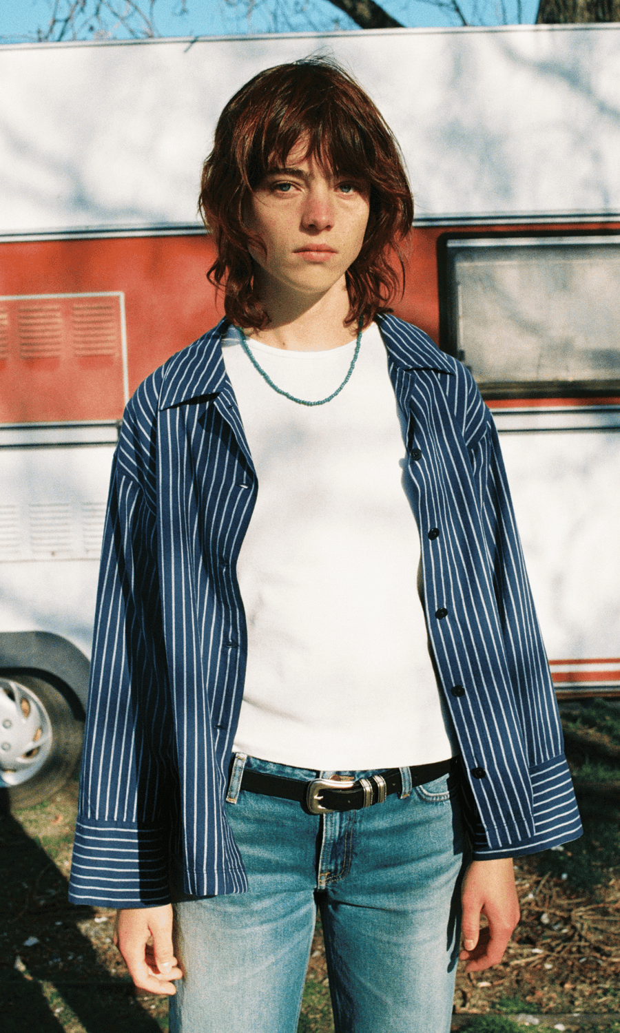 Nudie Jeans • Jutta Shirt • Striped Cotton