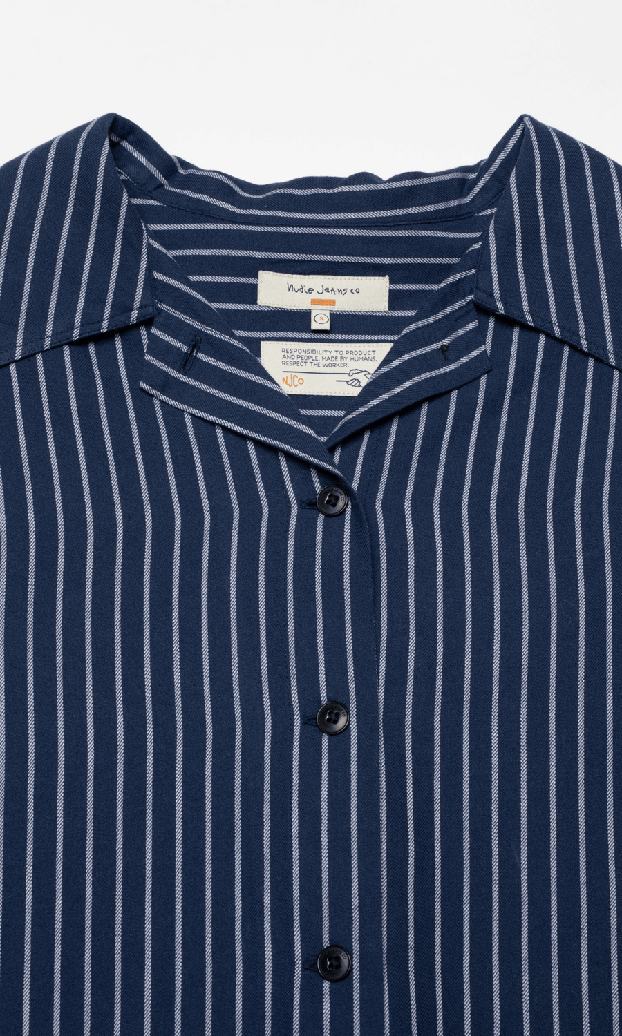 Nudie Jeans • Jutta Shirt • Striped Cotton
