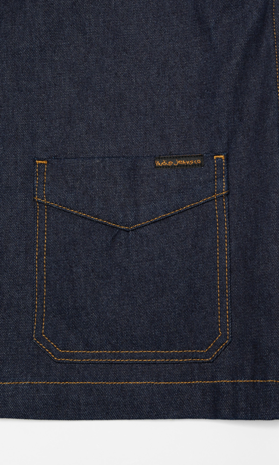 Nudie Jeans • Kelly Western Denim Jacket • Embroidered Blue Denim