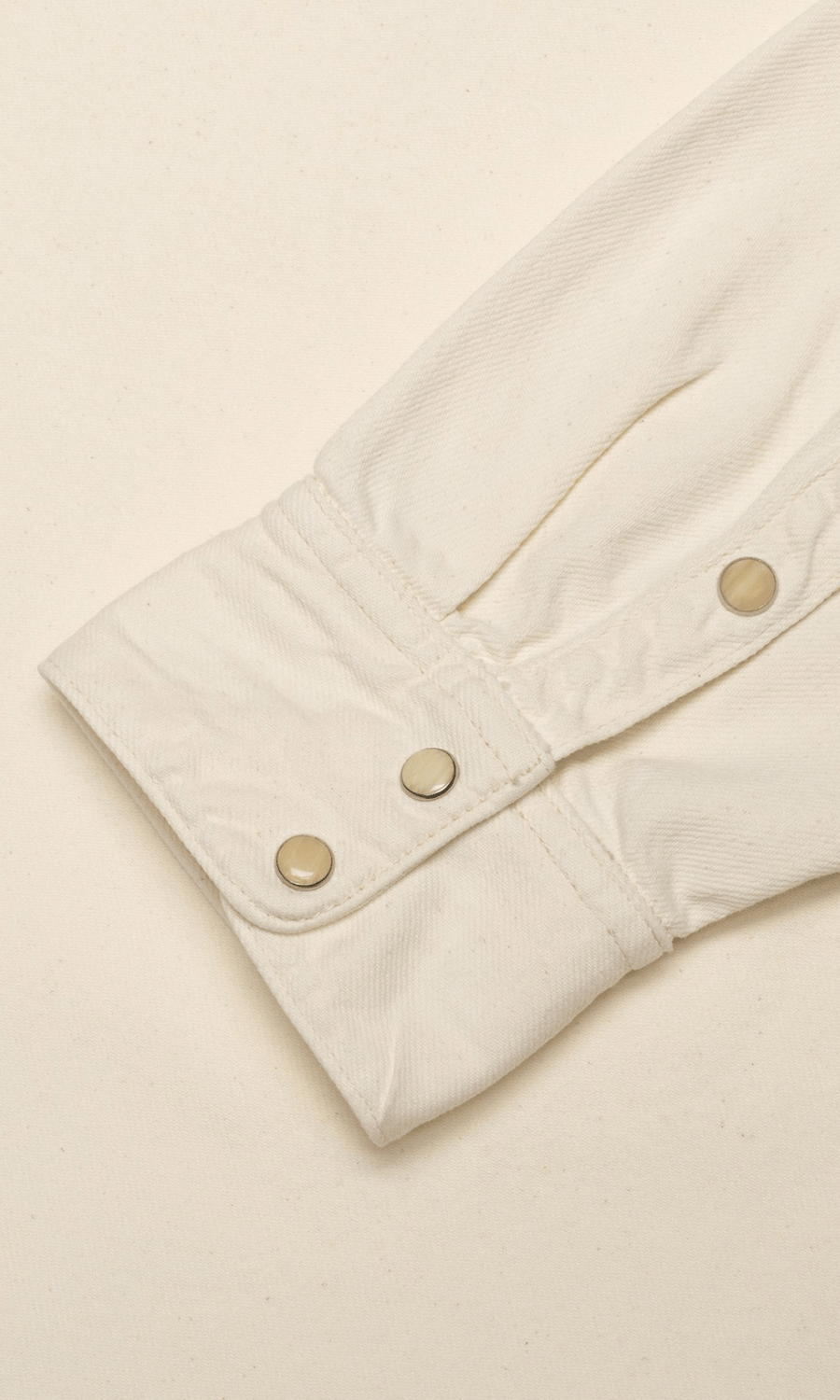 Nudie Jeans • Lotta Western Cut Denim Shirt • Ivory