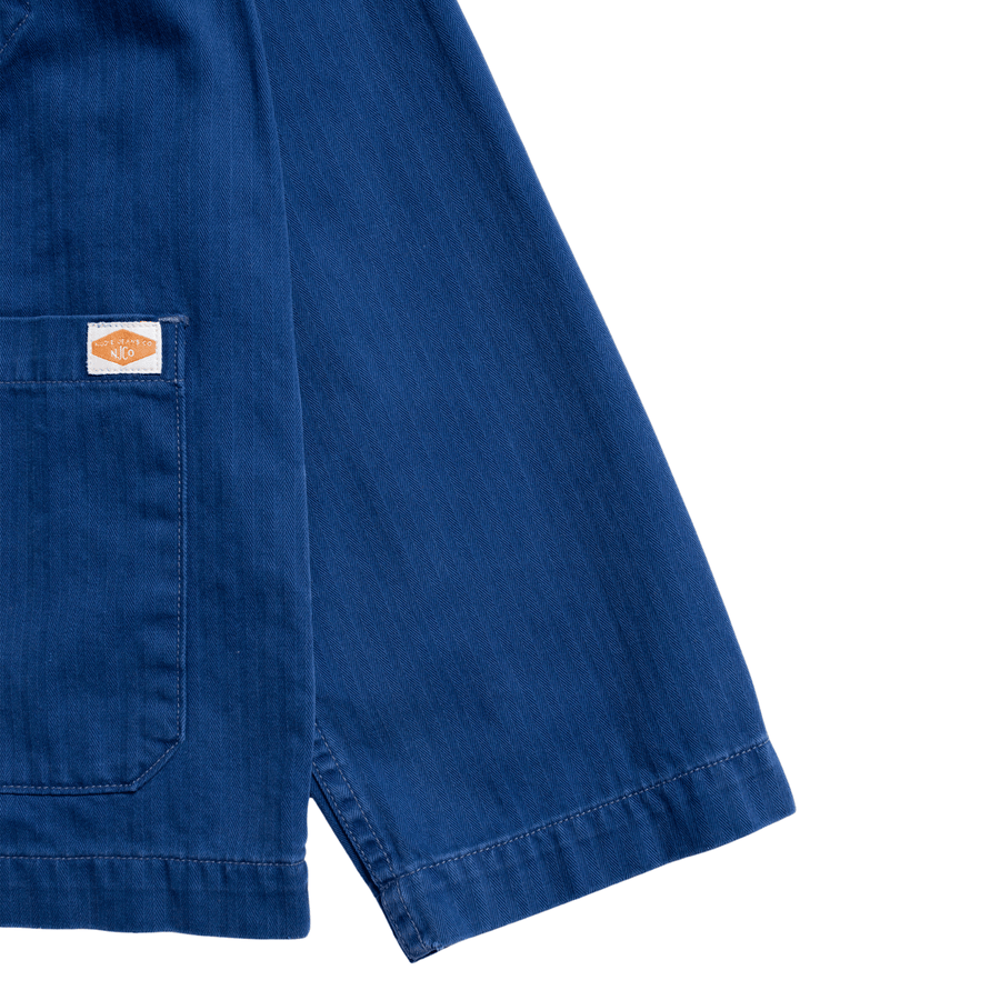 Nudie Jeans • Lovis Herringbone Denim Jacket • Blue