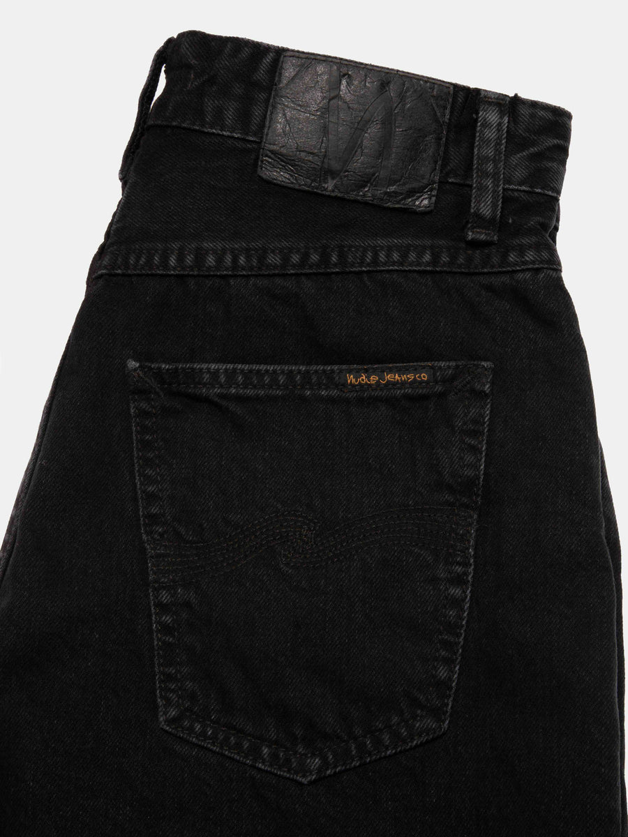 Nudie Jeans • Maeve Shorts • Smooth Black Denim