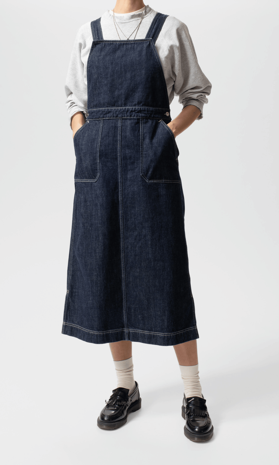 Nudie Jeans • Malwa Workwear Denim Dress • Dark Blue